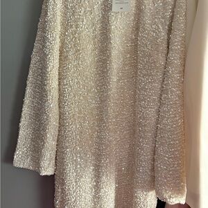 H&M Cream Sequin Dress